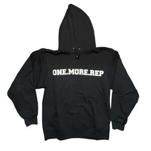 One more rep lifting hoodie size small